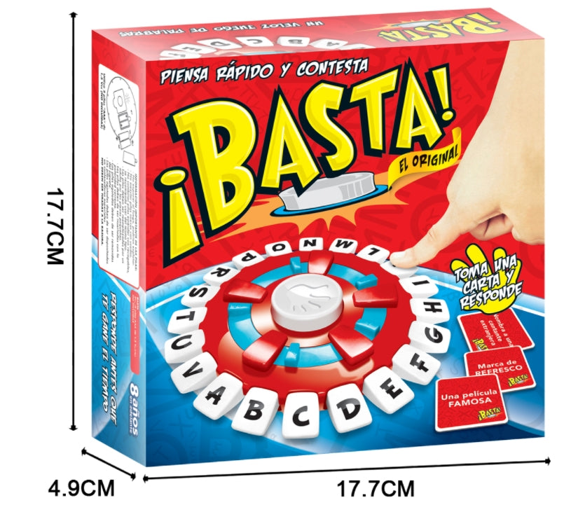 Basta It Juego De Mesa Español Piensa Rápido Y Contesta