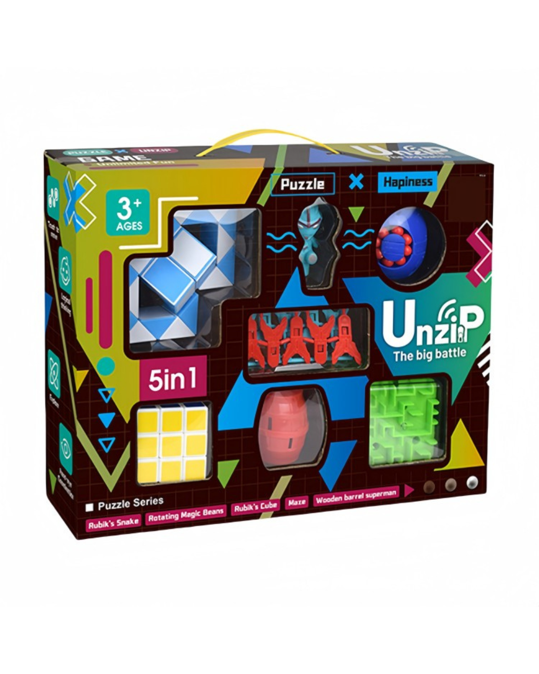 Set De Juguetes Rompecabezas 3d 5 En 1