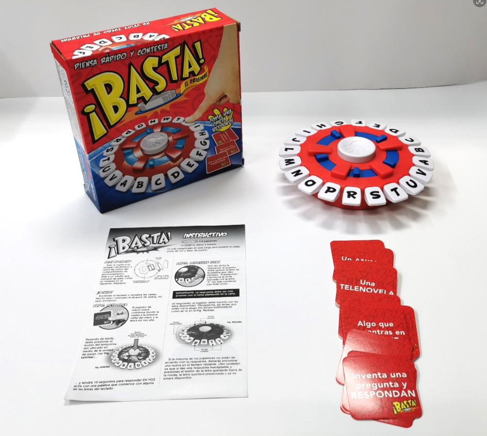 Basta It Juego De Mesa Español Piensa Rápido Y Contesta