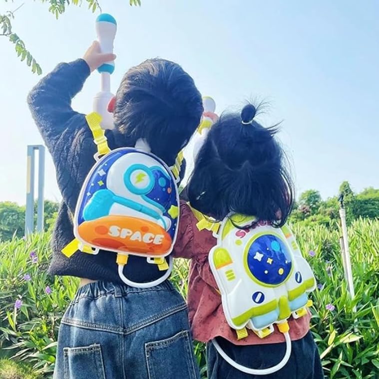 Mochila Con Pistola Lanza Agua Para Niños Juguete