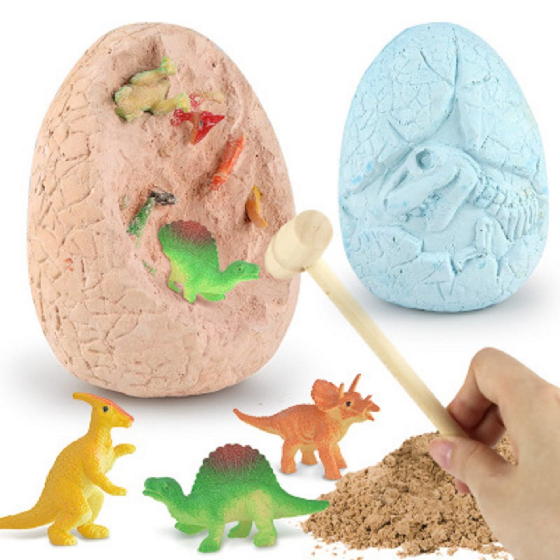 Juego Para Niños Huevo Jumbo Kit Para Excavar Dinosaurios – Aranso