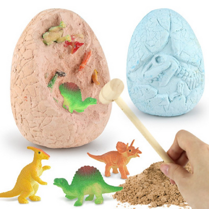 Juego Para Niños Huevo Jumbo Kit Para Excavar Dinosaurios