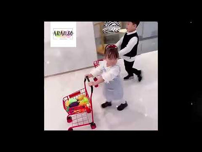 Carro De Supermercado Metálico Para Niños